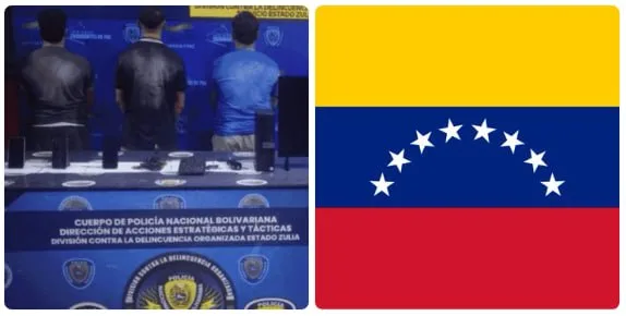 Detenidos en Venezuela 3 miembros de "Los Binanceros