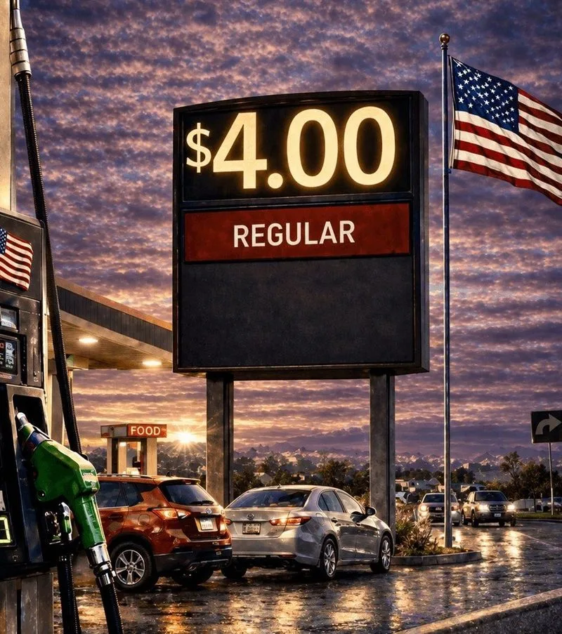 🇺🇸 El precio promedio de la gasolina en EE. UU. sube a $4.00 por galón al reanudarse la guerra con Irán.