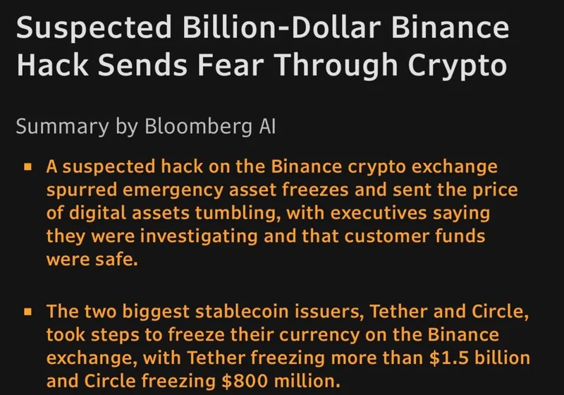 El ataque a Binance se convierte en el mayor de la historia