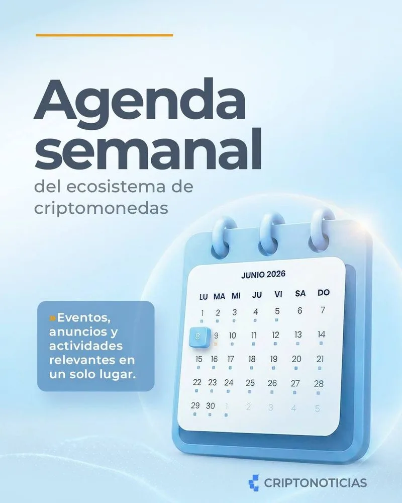 📅 La agenda de esta semana ya está lista.