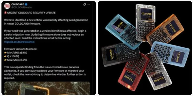 COLDCARD sufre un posible hackeo en su cuenta de X