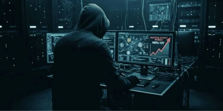 Ciberataques aumentan 440 % usando redes públicas, según Chainalysis