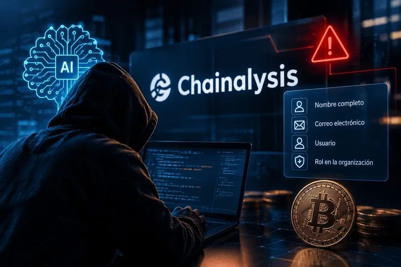 Chainalysis hackeada por ciberdelincuentes con IA
