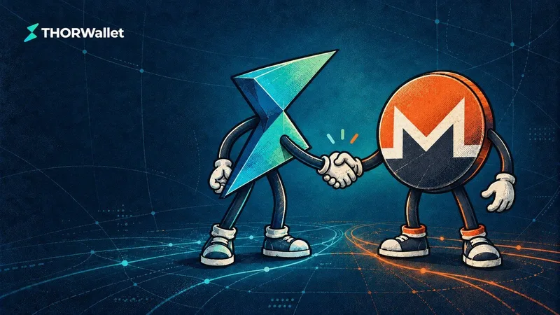 THORWallet integra soporte nativo para Monero (XMR)