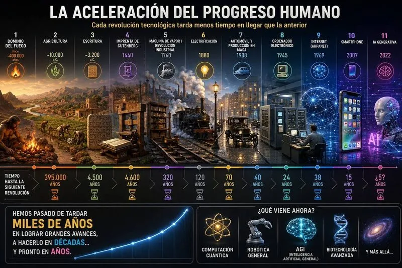 🚀 ¿Te has parado a pensar a qué velocidad avanza la humanidad?